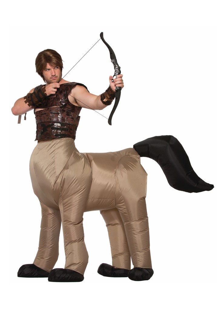 Centaur Inflatable Costume for Adults.